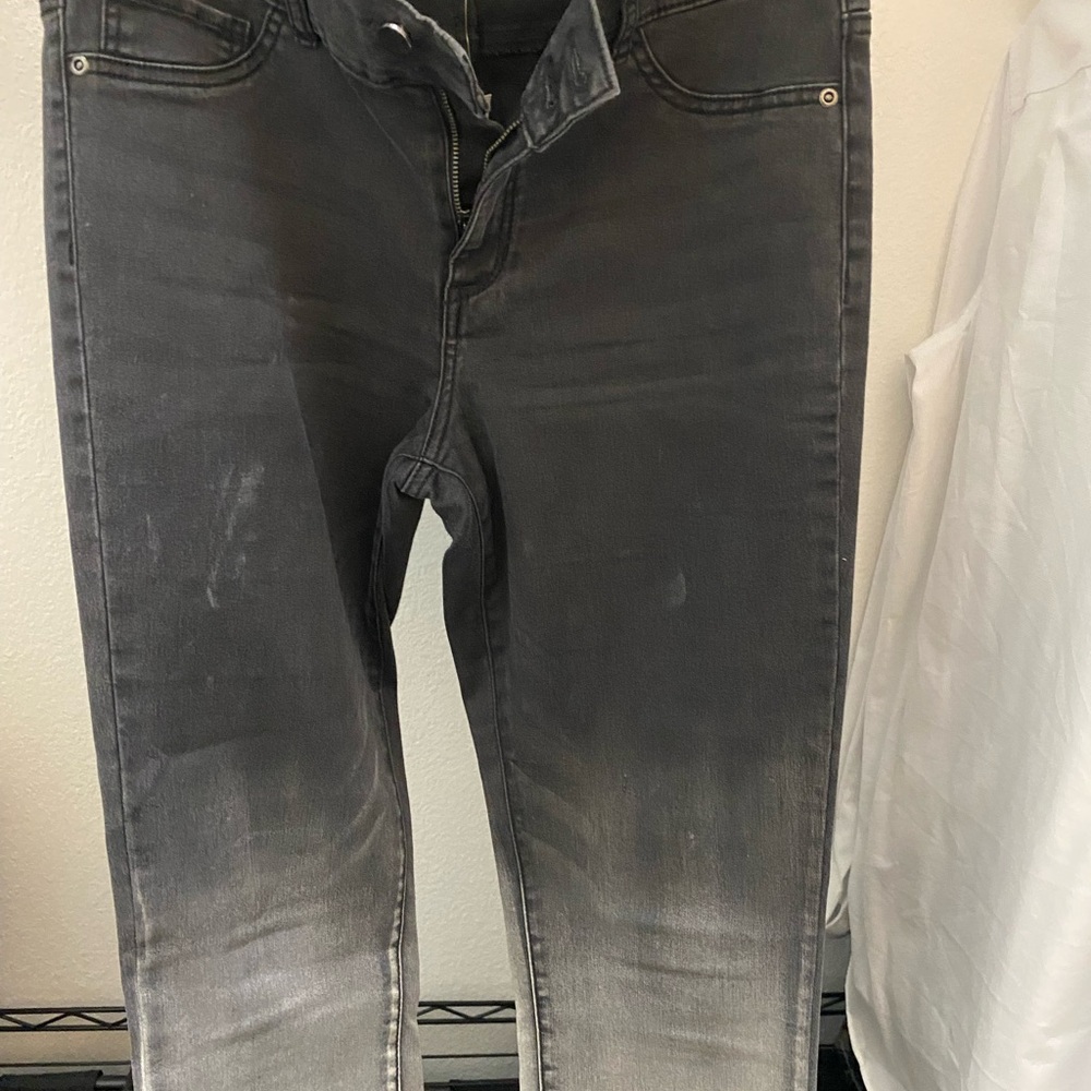 New York & Company Charcoal Skinny Jeans